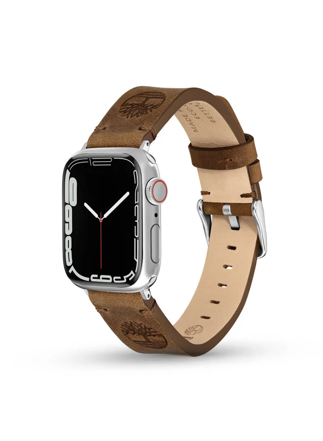 Timberland Universal Replacement Leather Strap For Men And Women Compatible With Apple-Watch Series 3-9, SE (38-40-41), Samsung, Huawei Or Quartz Watch With Lug Width Of 20mm