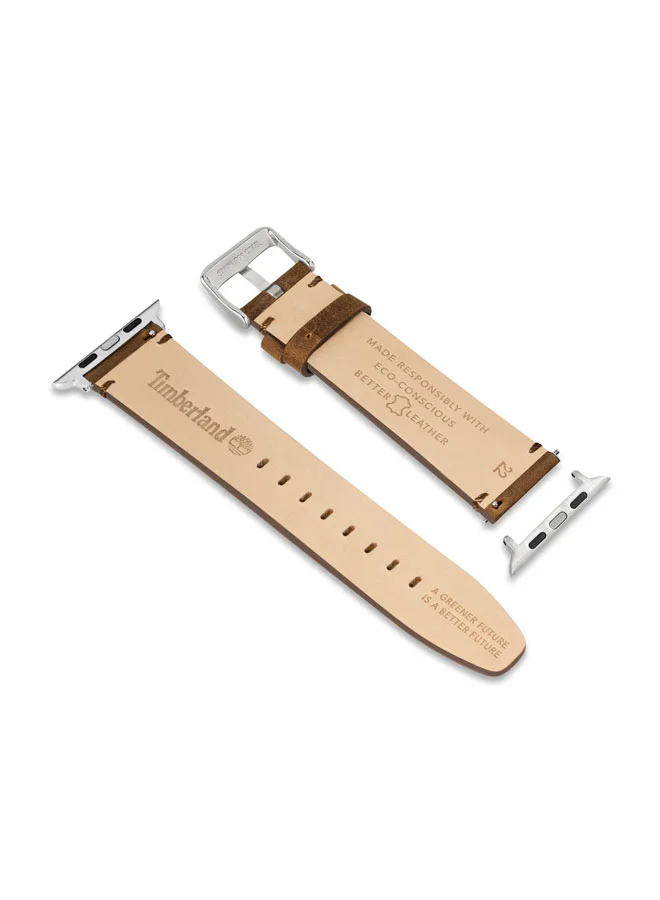 Timberland Universal Replacement Leather Strap For Men And Women Compatible With Apple-Watch Series 3-9, SE (38-40-41), Samsung, Huawei Or Quartz Watch With Lug Width Of 20mm