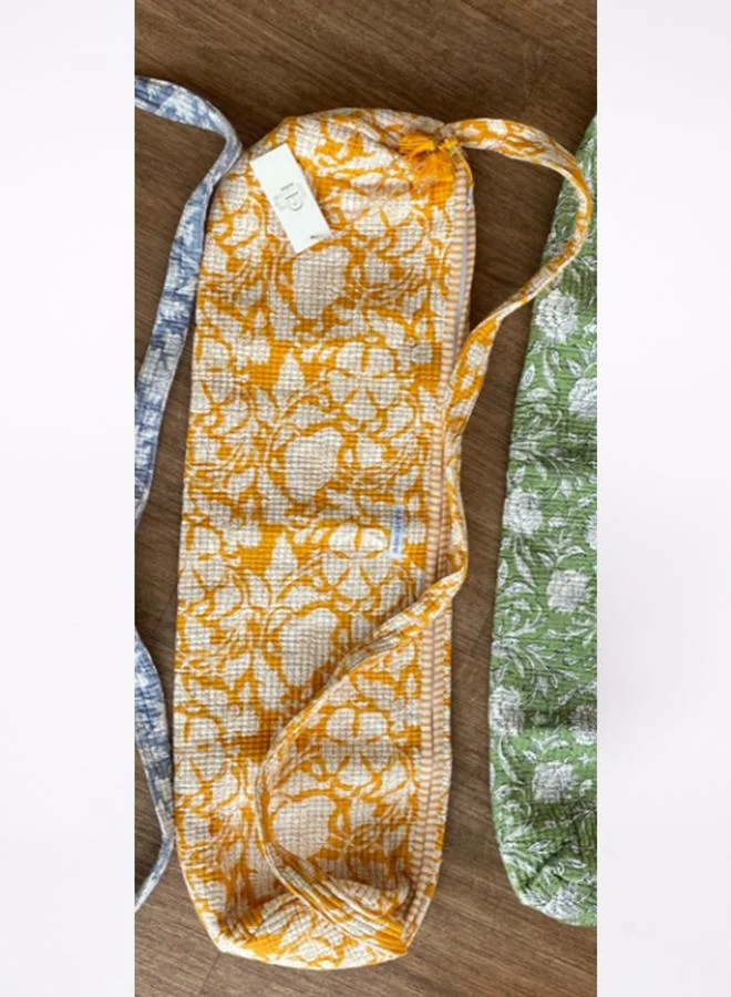 Curate Home Yoga Mat Sling Bag - Yellow