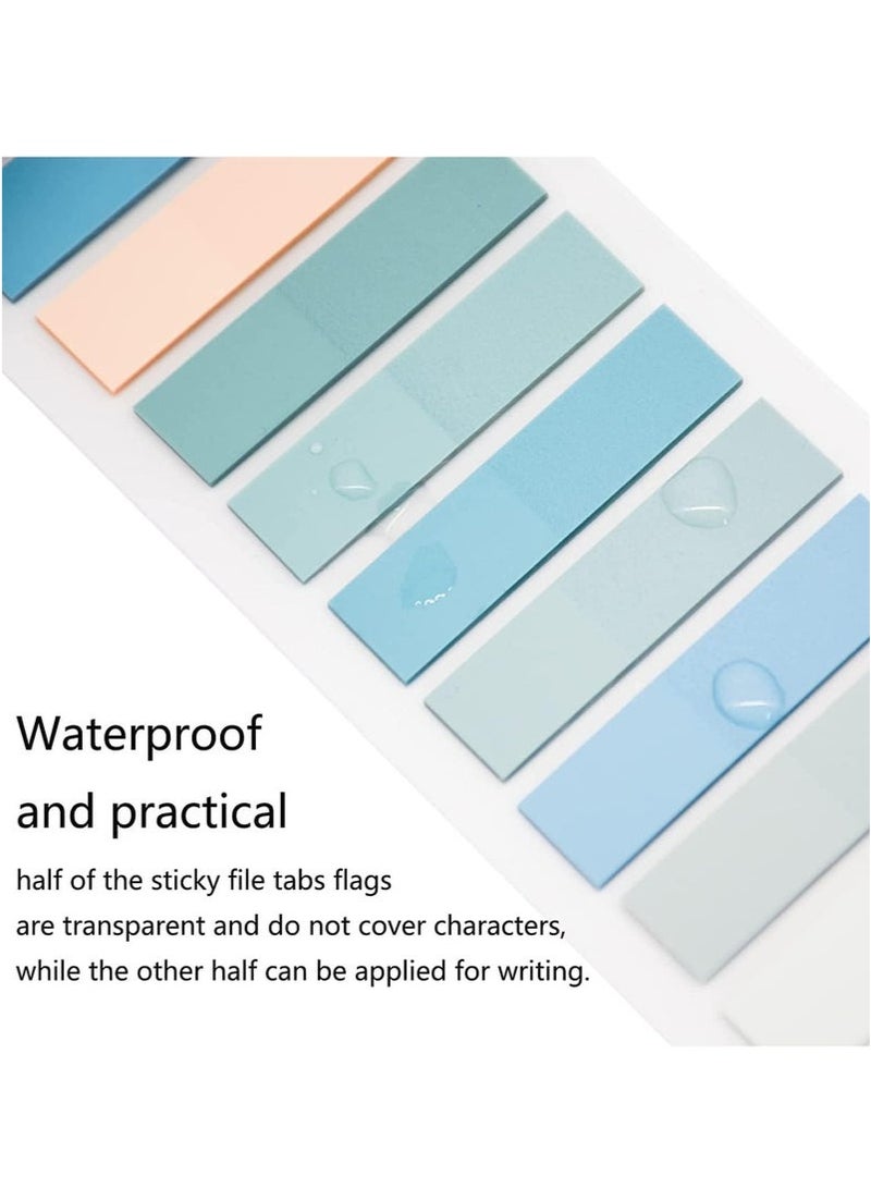 Generic 1200Pcs Sticky Tabs, Transparent Sticky Notes Flags Pastel Book Tabs Writable Annotation Tabs Morandi Page Markers Clear Index Tabs Translucent Index Stickers for Books Office Supplies  - Image 4