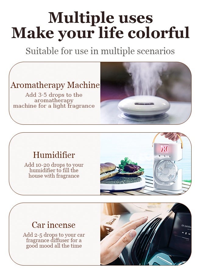 HANKEY - Essential Oils 6 Blends Set, Perfect for Humidifiers and Diffusers, Aromatherapy Diffuser Oils Scents, Essential Oil Kit for Home Use, Essential Oil Pack with Various Scents - Image 1