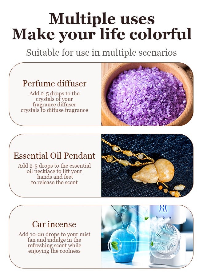 HANKEY - Essential Oils 6 Blends Set, Perfect for Humidifiers and Diffusers, Aromatherapy Diffuser Oils Scents, Essential Oil Kit for Home Use, Essential Oil Pack with Various Scents - Image 1