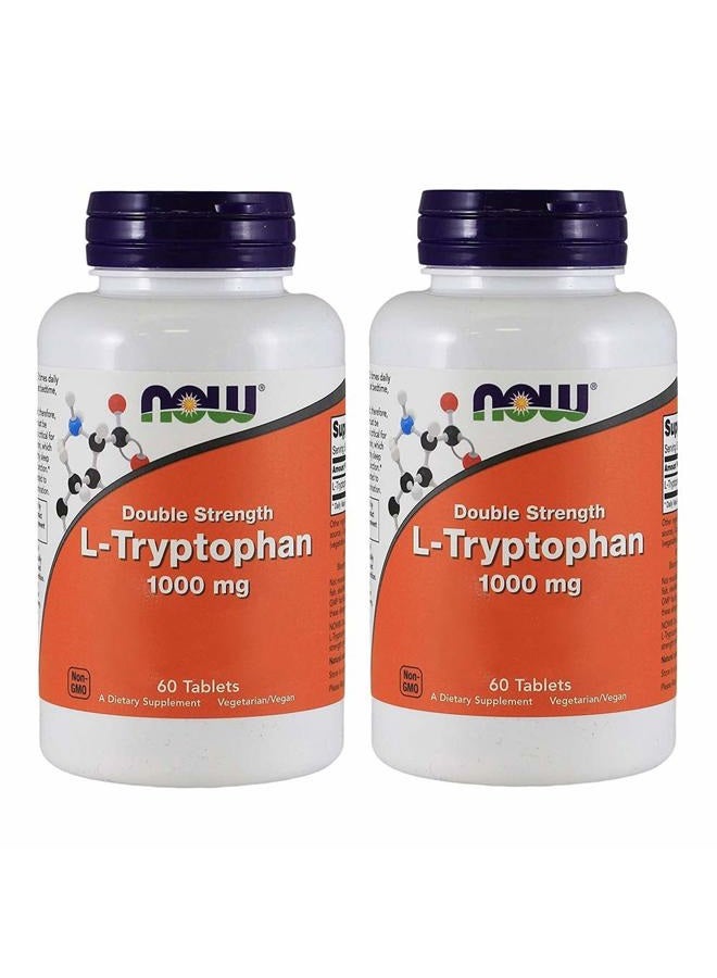 now حبوب L-تريبتوفان 1000 ملغ من ناو فودز، 60 حبة (عبوة من 2) - Image 4