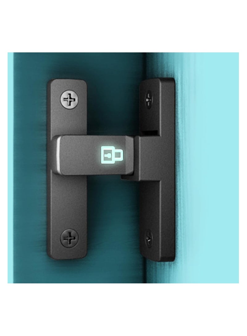 Excefore Door Lock, 90 Degree Heavy Duty Latch, Barn Door Latch, Door Lock for Inward Opening/Sliding Doors, Garden, Bathroom, Warehouse  - Image 1