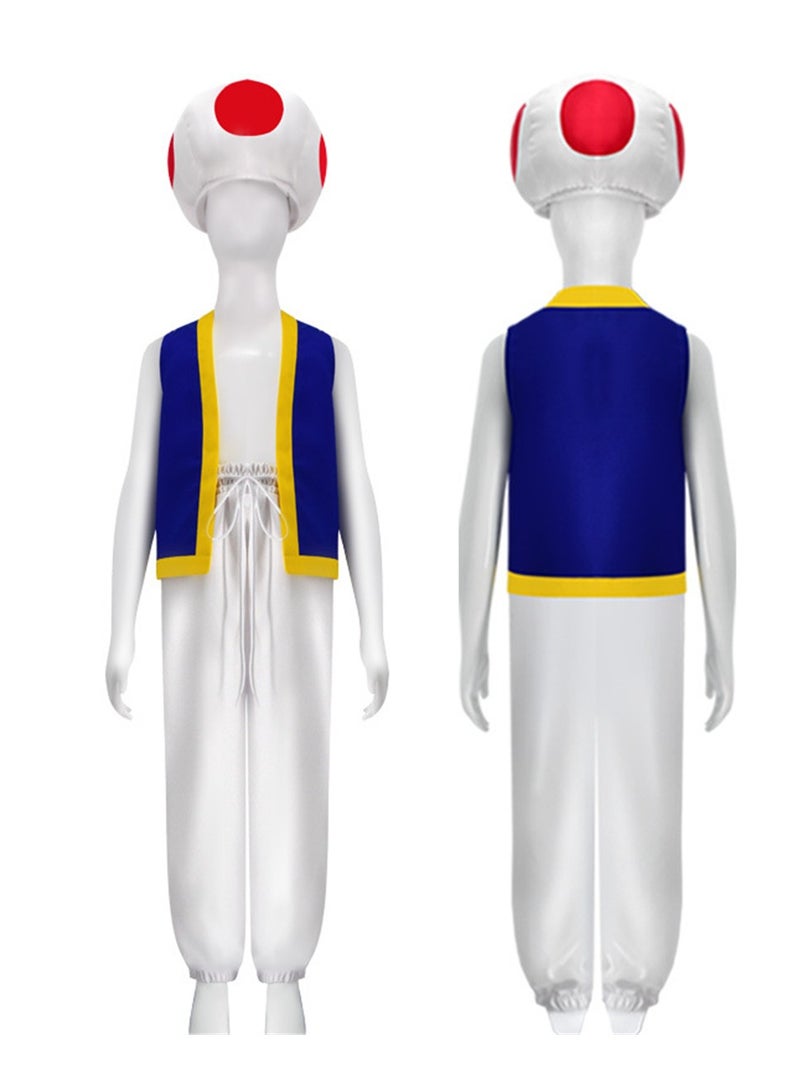 Super Mario Bros cosplay Mario Movie Tonobio Stage Dress Up Costume - Image 2