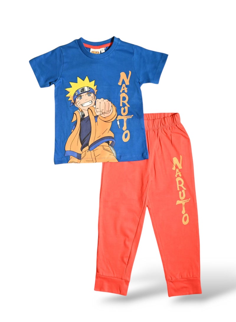 NARUTO BOYS SHORT SLEEVE PAJAMA SET - Image 1
