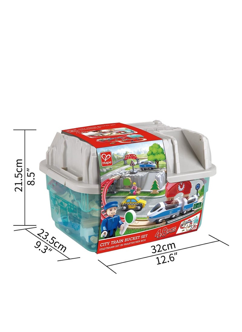 Hape مجموعة قطار المدينة - 48 قطعة  - Image 5