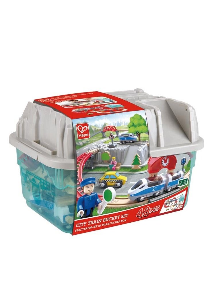 Hape مجموعة قطار المدينة - 48 قطعة  - Image 2