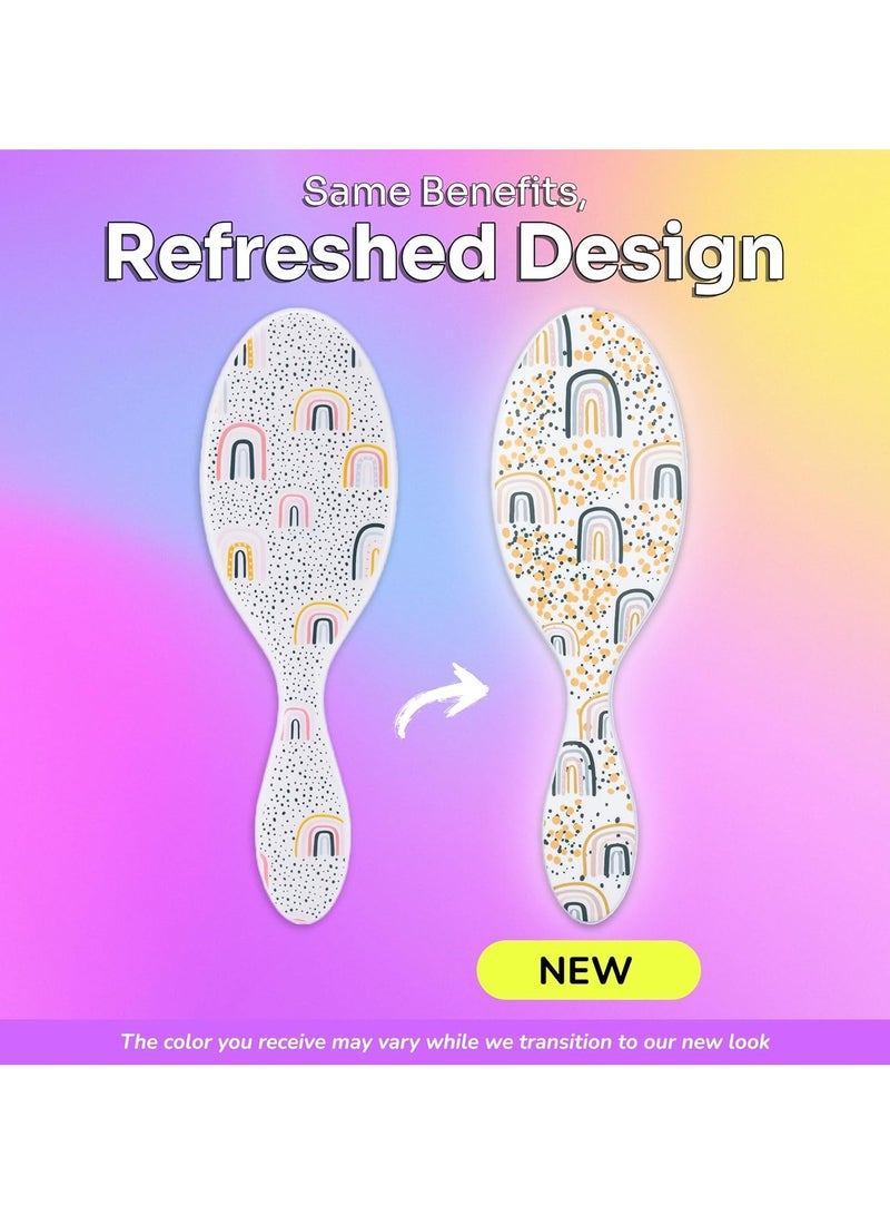 Wet Brush Kids Detangler Hair Brushes - Rainbows Midi Detangling With Ultra-Soft Intelliflex Bristles Glide Through Tangles Ease Pain-Free Comb For All Types - Image 3