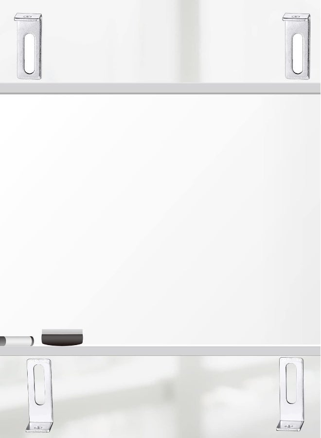 Whiteboard Installation Kit - 20 Set Wall Hanging Hardware - Hanger Supports, Screws, and Expansion Tubes - Ideal for Whiteboards in School and Office. - Image 4