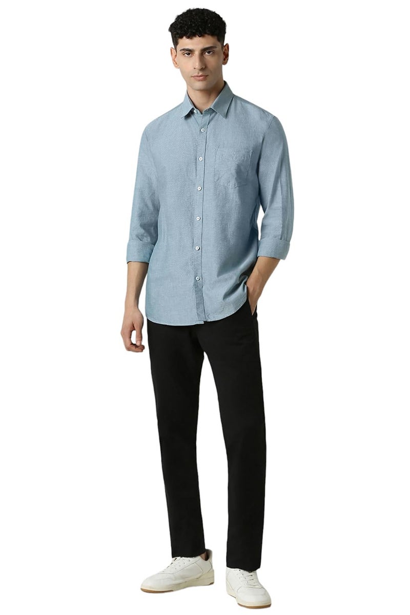 Van Heusen_Mens__Shirt_(VSSFUSLF185954_Dark Blue_44) - Image 5