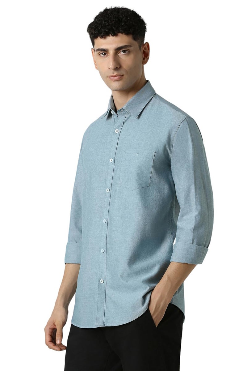 Van Heusen_Mens__Shirt_(VSSFUSLF185954_Dark Blue_44) - Image 2