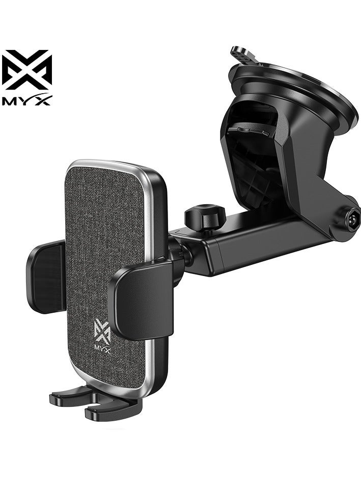 MYX Telescopic Suction Car Holder MY95 –  Adjustable, Secure, and Convenient Car Mount for Your Smartphone - Image 5