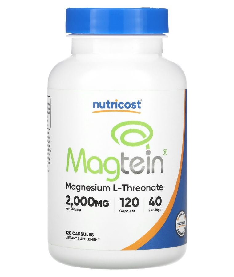Nutricost Magtein® Magnesium L-Threonate 120 Capsules (666 mg per Capsule)