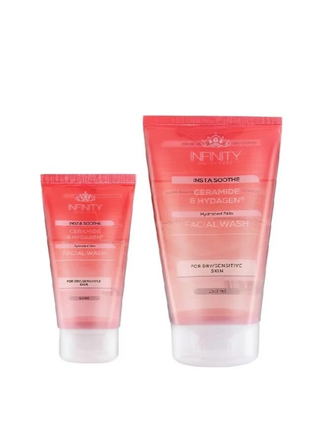 إينفينيتي غسول الوجه إنستا بوست سيراميد وهيداجين للعناية بالوجه 150+50 مل - Image 1