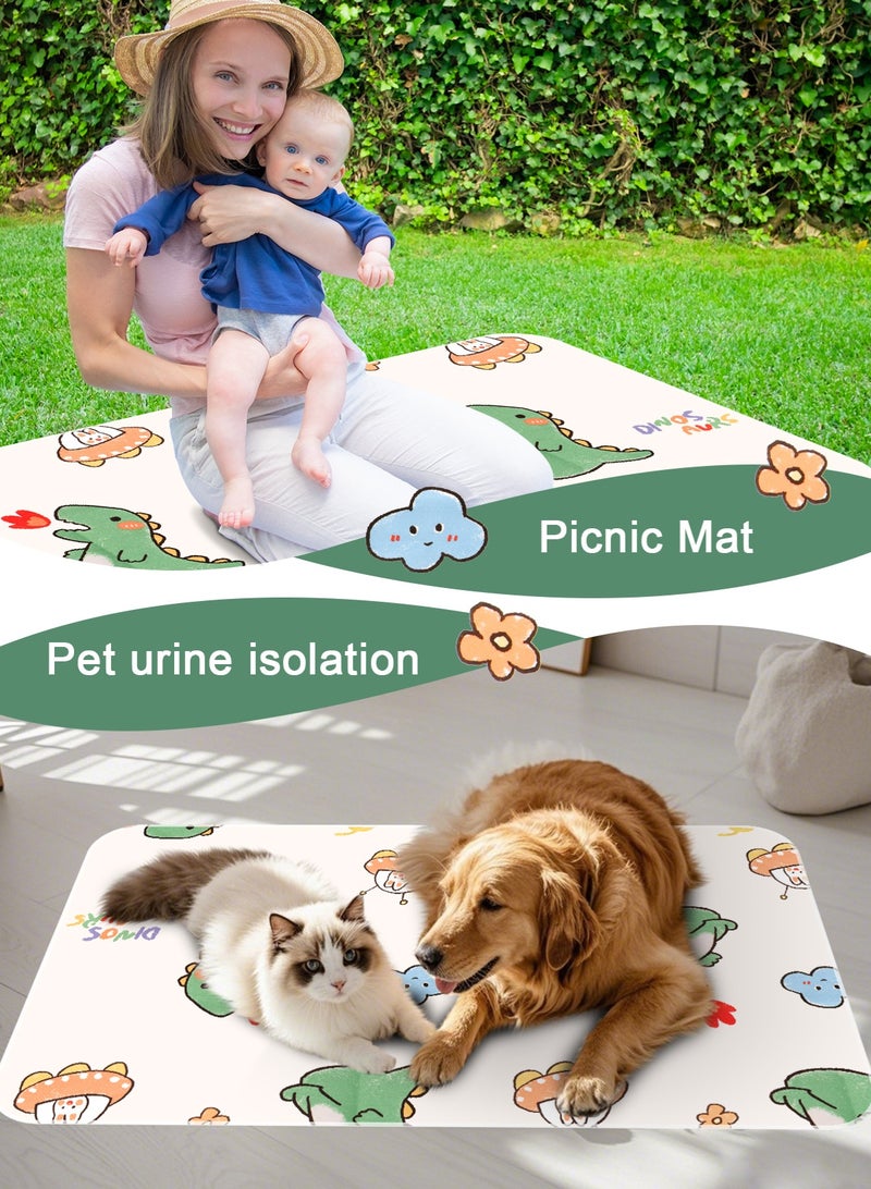 URbazaar Potty Training Pee Pads for Kids, Toddlers - 100% Waterproof, Non Slip Bed Wetting Pad for Full Size Beds - Washable, Reusable Mattress & Sheet Protector - Image 5