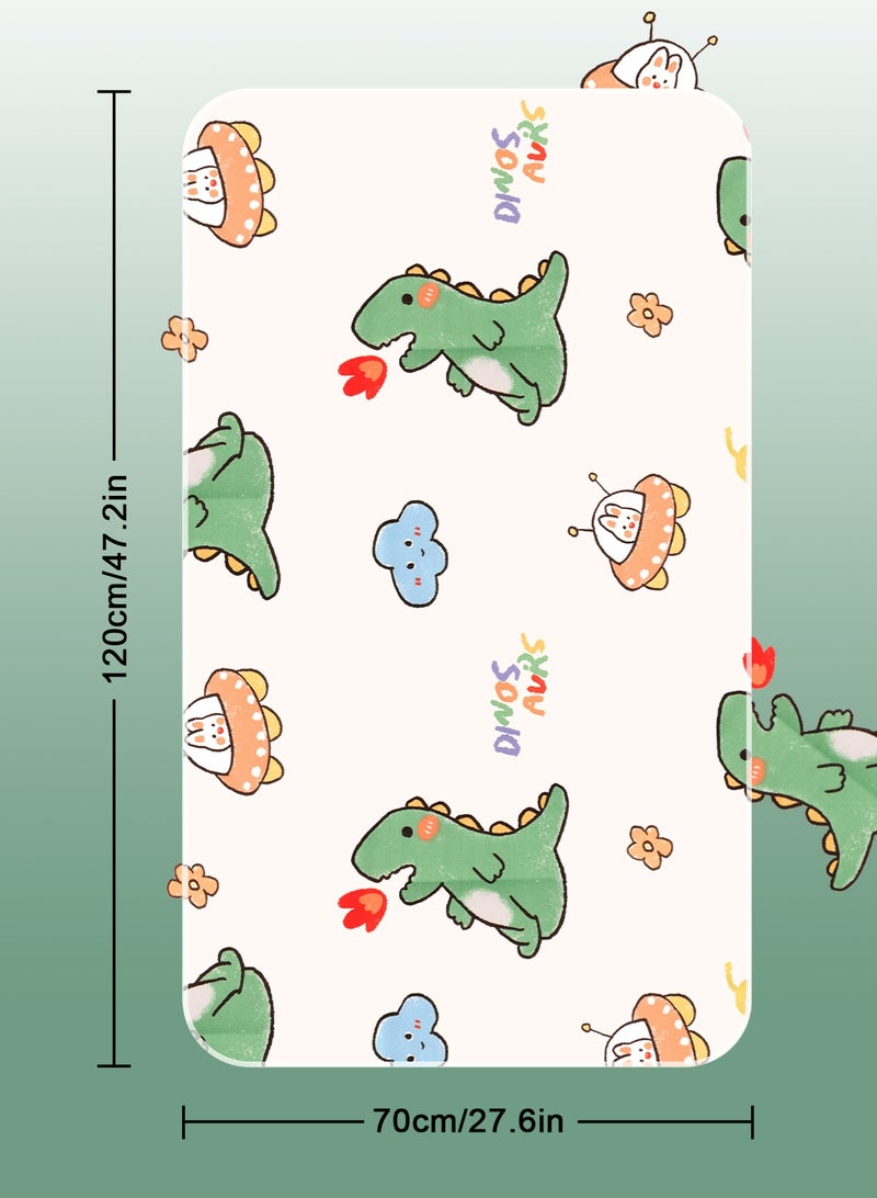 URbazaar Potty Training Pee Pads for Kids, Toddlers - 100% Waterproof, Non Slip Bed Wetting Pad for Full Size Beds - Washable, Reusable Mattress & Sheet Protector - Image 3