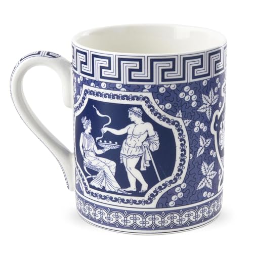 Spode Blue Room 16oz Porcelain Mug, Greek - Intricate Historic Illustration, Dishwasher & Microwave Safe Drinkware with Scenic Pattern for Coffee, Latte, Tea, Hot Cocoa - Image 2