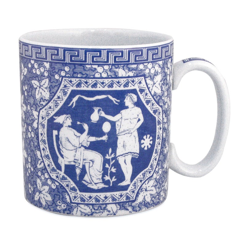 Spode Blue Room 16oz Porcelain Mug, Greek - Intricate Historic Illustration, Dishwasher & Microwave Safe Drinkware with Scenic Pattern for Coffee, Latte, Tea, Hot Cocoa - Image 5