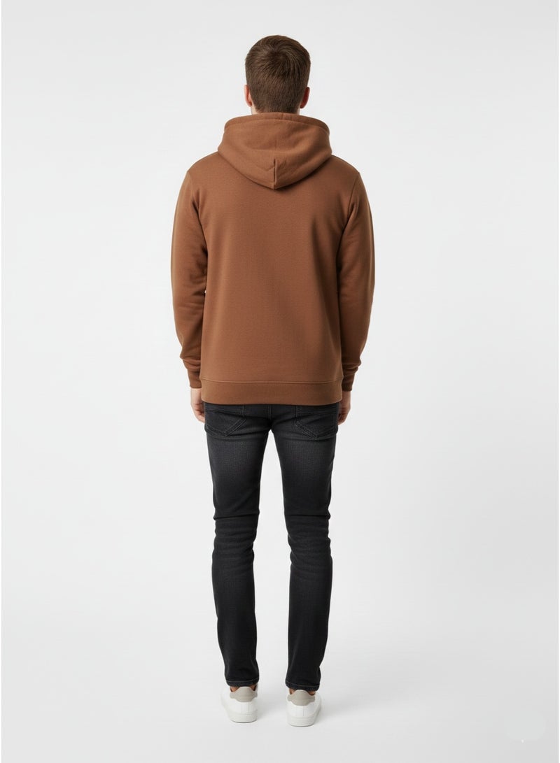 MTV Men’s Brown MTV Graphic Hoodie – Casual Streetwear Pullover for Everyday Comfort - Image 2