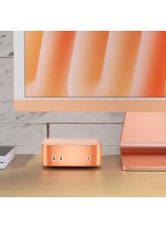 Generic Drop-resistant Silicone Protective Cover For Mac Mini M4 Computer Host Dust-proof M4pro-Color:Transparent  - Image 3