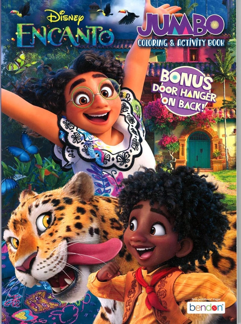 Disney Princess Coloring Book Activity Set for Kids Featuring Princess, Encanto, Moana and Frozen - Image 3