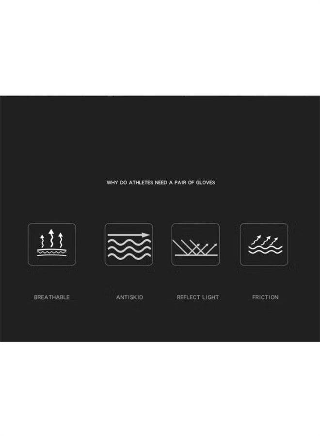 HOMESTAR Gym Hand Gloves with Anti-skid and Wear-resistant, Comfortable Exercise Gloves, Breathable Gym Gloves, Weight Lifting Gloves, Grey - Image 4