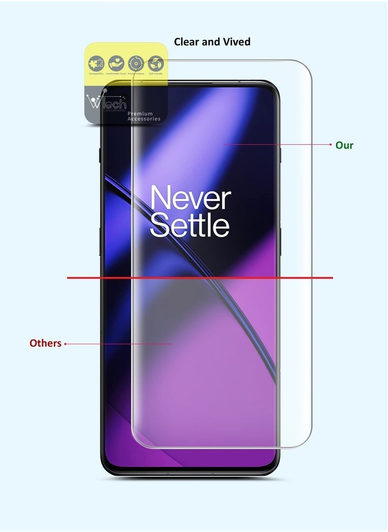 Raxoom Premium Curved Edges Full Glue Full Cover Tempered Glass Screen Protector for OnePlus 11 5G 2023 â€“ Clear â€“ Full Screen Coverage, Scratch-Resistant, Ultra-Clear, Anti-Fingerprint, Bubble-Free Application - Image 4