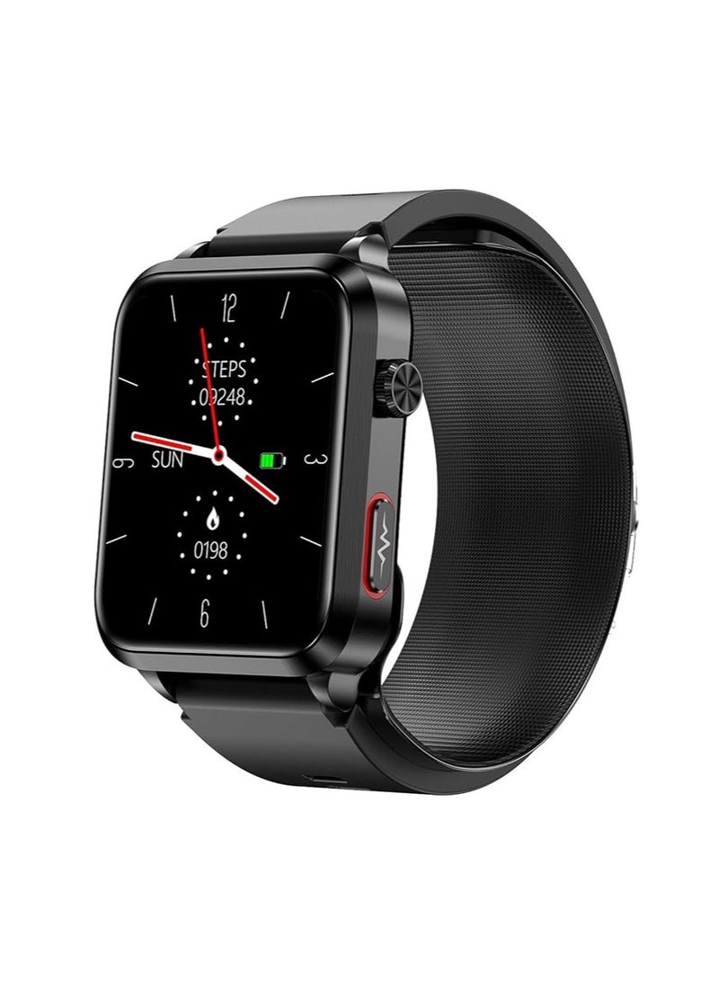 General S11 Smart Watch Air Pump + Balloon True Blood Pressure ECG Blood Oxygen Uric Acid Ladies Men's Fitness Watch Waterproof IP68 Black 8 Item Health Measurements  - Image 2