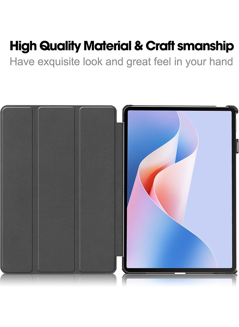 Protective Flip Case For Huawei MatePad 11.5 S (2024) With Trifold Stand Auto Wake Sleep Shockproof Cover Messi Goat