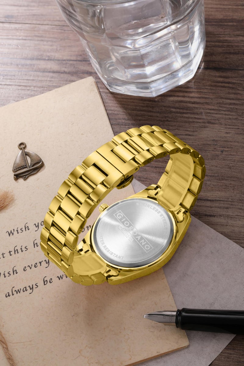 Giordano Classic Formal Analog Watch for Men with Stainless Steel Strap and Roman Numeric Indices -GZ-50112 - Image 5