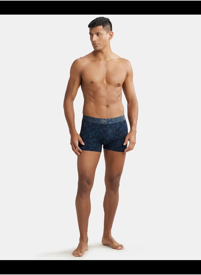 JOCKEY Jockey IC30 Men's Tactel Microfiber Elastane Stretch Printed Trunk with Moisture Move Treatment  - Image 4