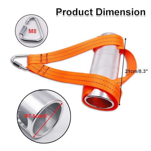 Lights Mountain Arm Wrestling Exercise Handle Φ3in Thick Wrist Rolling Grip Wrist and Forearm Exerciser Multi Spinner Workout Handle - Image 2