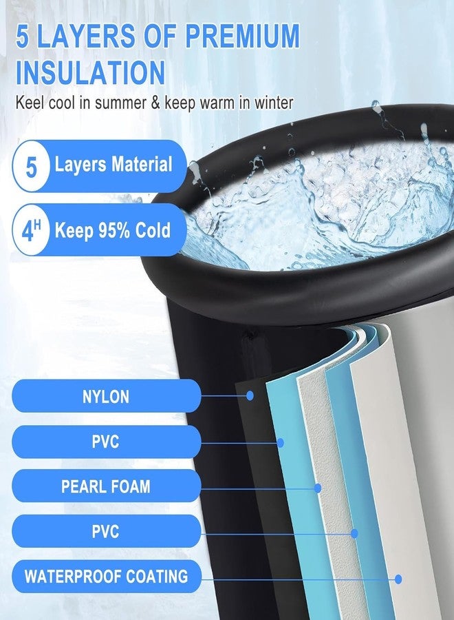 Suicune Cold Plunge Tub - Portable Ice Bath Tub for Athletes & Adults - Inflatable Bathtub for Cold Water Therapy, Sports Recovery & Wellness - Outdoor & Indoor Use - Image 3