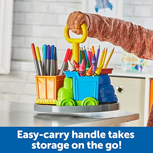 Learning Resources Create-a-Space Kiddy Center Trucks - 5 Pieces, Age 3+ Kids Art Supply, Storage Caddy, Playroom and Classroom Organization, School Supplies Organizer - Image 4