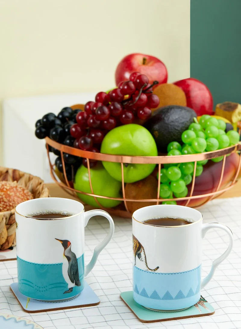 YVONNE ELLEN 2 Pack Printed Mugs