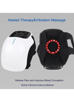 XIPH Portable Knee Massager with Heat and Vibration Smart Hot Compress Knee Relaxing Massager LED Screen Kneecap Treasure Laser Infrared Elbow Shoulder Massager Relive Joint Pain Stiffness  - Image 4