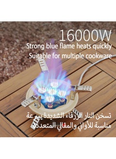 BRS Camp Stoves,5-Burner Portable Gas Stove with Extended Gas Hose & Carrying Bag – Ideal for Camping, Travel, and Outdoor Adventures  - Image 2