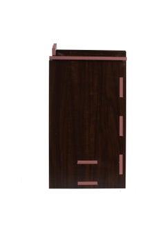 AVAD AVAD Wooden Acrylic Door Temple Handmade Wooden Beautiful Temple Attractive Design Temple Pooja Stand For Home And Office Black 41 Cm 28 Cm  - Image 3