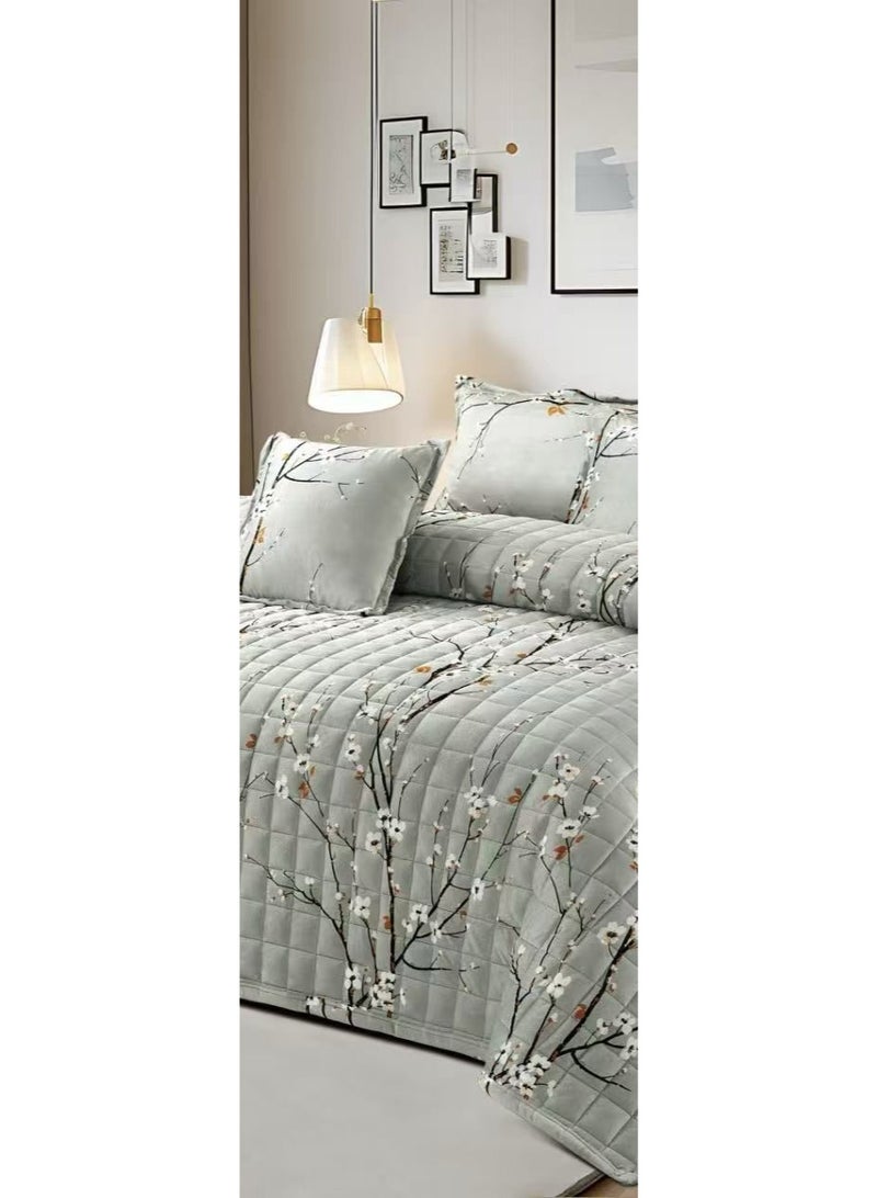 MingLi A compressed, printed, single and a half  Comforter Set consisting of 4 pieces of soft velvet, size 170*220 - Image 3