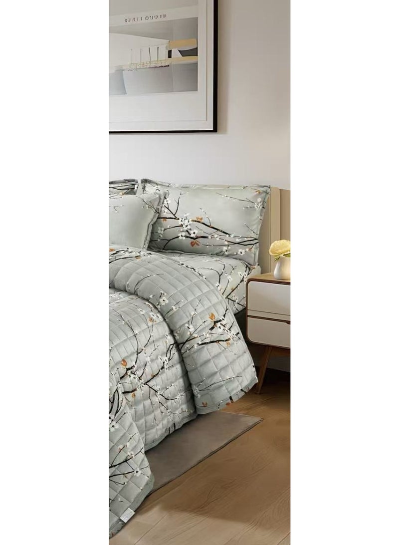 MingLi A compressed, printed, single and a half  Comforter Set consisting of 4 pieces of soft velvet, size 170*220 - Image 4