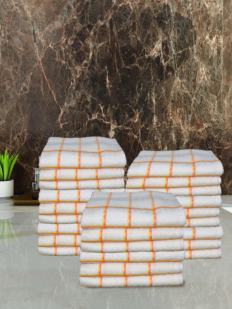 Athom Living Cotton Soft Hand Towel Set Super Absorbent Quick Dry 40x60 cm Pack of 24 - Image 2