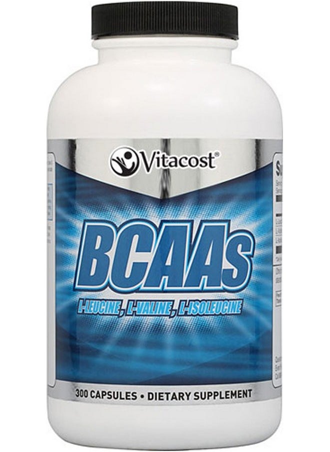 Vitacost Brand Vitacost Bcaas L Leucine L Valine L Isoleucine 2 400 Mg Per Serving 300 Capsules  - Image 2