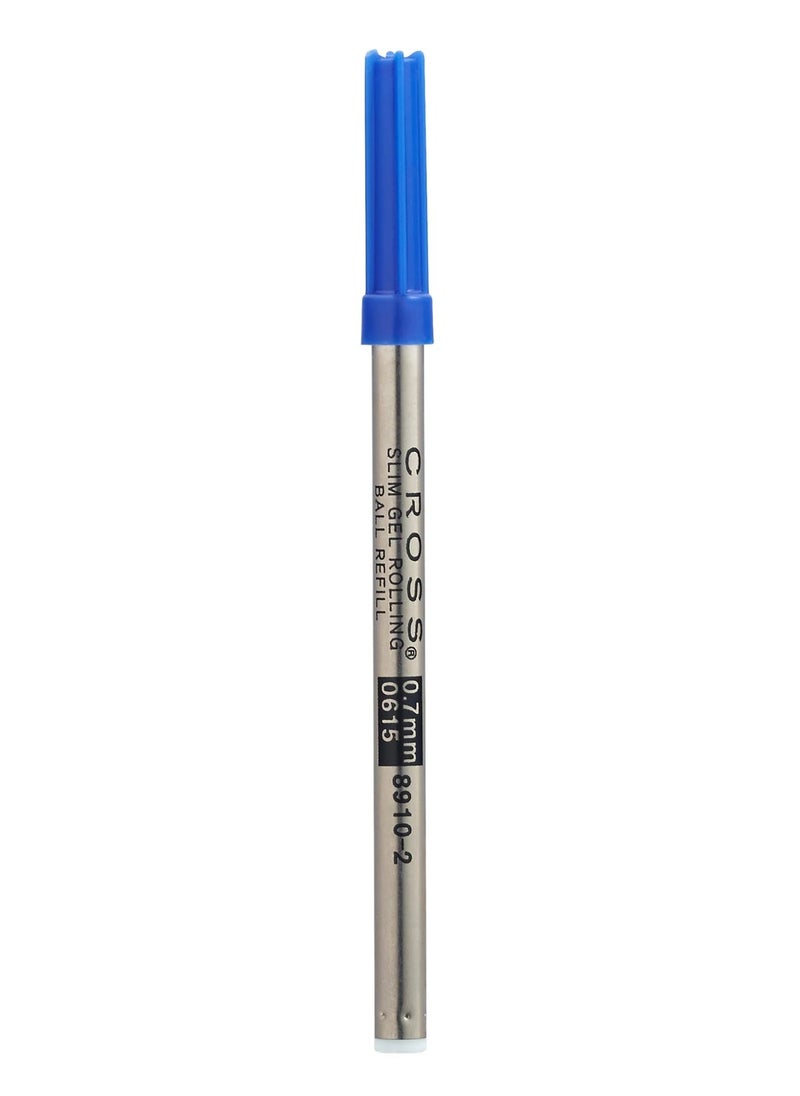 Cross 1-Piece Refill For Slim Gel Roller Ball Pens Blue Ink  - Image 3