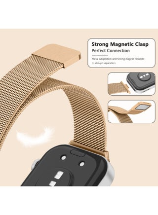 Metal Strap Compatible with Huawei Watch Fit 3/4/4 Pro, Magnetic Mesh Stainless Steel Bands Women Men Loop Replacement Watch Band for Huawei Watch Fit 4/Fit 4 Pro/3 Straps - view 4