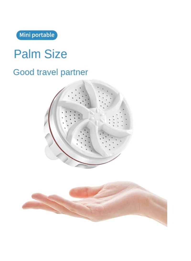 Mini USB Portable Washing Machine, USB Rotating Turbine Portable Washing Machine, 30 MINS Timing Auto-shut , USB Charging for Home Travel , Machine For Socks Underwear  - Image 2
