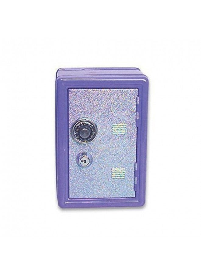 Rhode Island Novelty 7 Inch Glitter Locker Safe Bank, One Piece per Order - Image 3