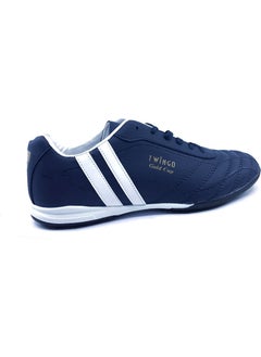 TwinGo 134 Navy-White Men's Artificial Turf Football Shoes  - Image 3
