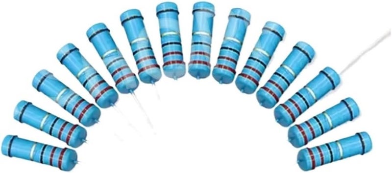 Resistors 100PCS 2W Metal Film Resistor 1% Five-Color Ring Power 0.1~1M 2 4.7 10R 47 100 220 360 470 1K .2K 10K 100KOhm(360K Ohm) - Image 1