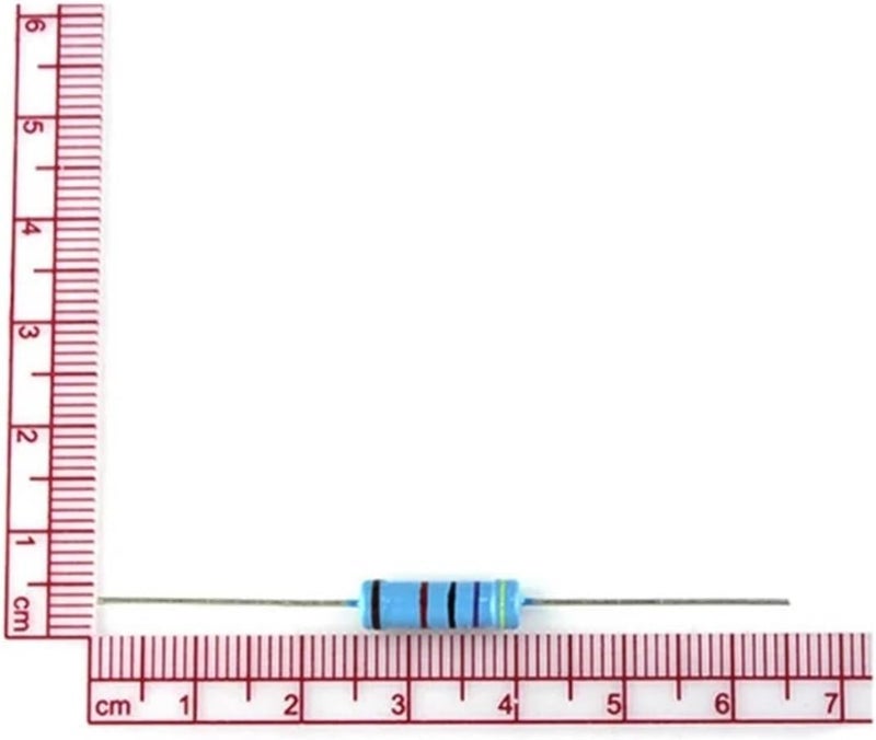 Resistors 100PCS 2W Metal Film Resistor 1% Five-Color Ring Power 0.1~1M 2 4.7 10R 47 100 220 360 470 1K .2K 10K 100KOhm(360K Ohm) - Image 4